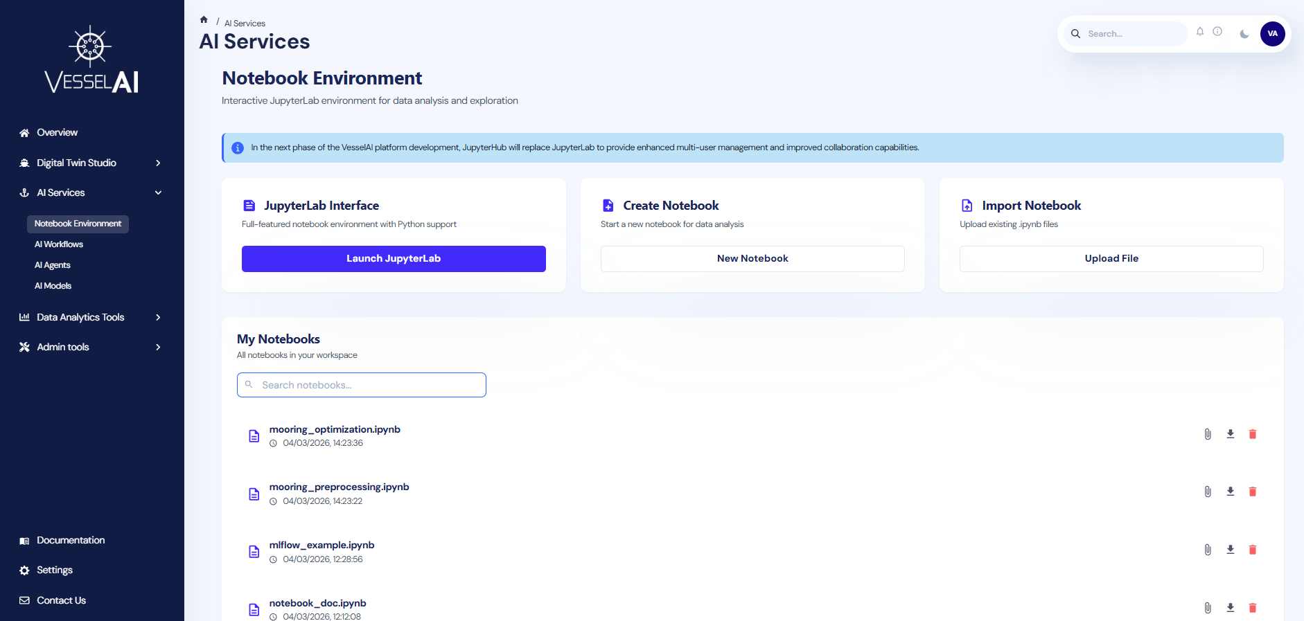 notebook-environment